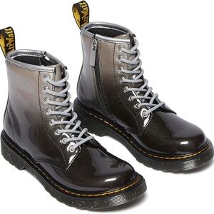 Dr. Martens Metallic 1460 Side-Zip Lace Boots